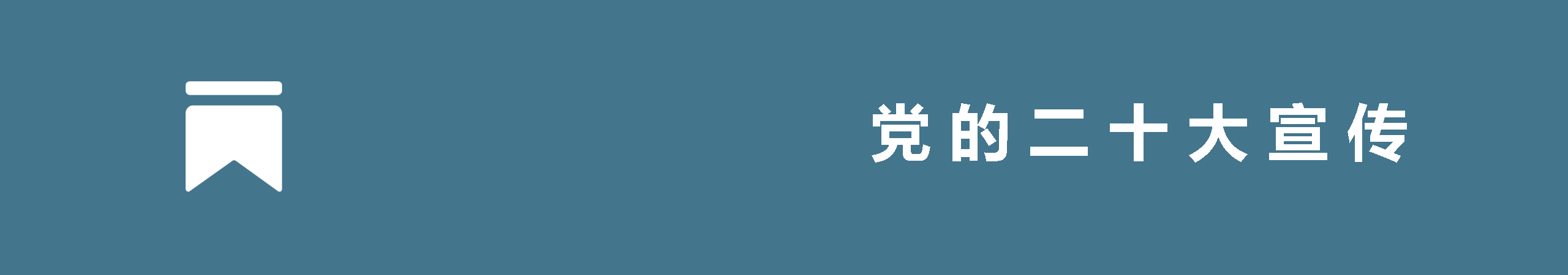 党的二十大宣传